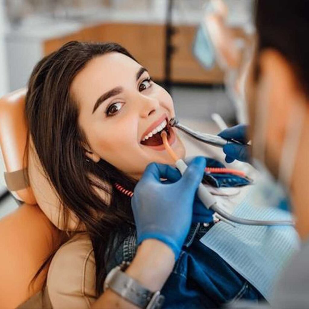 A patient discussing affordable payment options for low-cost dental services in Oceanside CA.