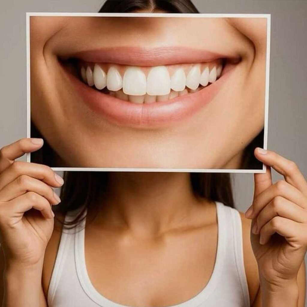 A dental professional performing a periodontal deep cleaning in Oceanside CA to treat gum disease.