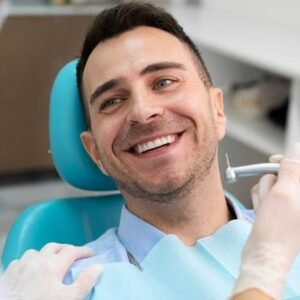 A patient without insurance receiving an affordable dental consultation at Mission Dental Care in Oceanside CA.